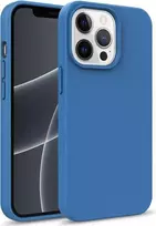 Cyoo BioCase iPhone 13 Pro Max biologiškai suyrantis dėklas - smūgiams atsparus, ekologiškas, mėlynas CY122546