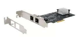 EXSYS Dual 5 Gigabit Ethernet PCIe x2 tinklo plokštė (Realtek RTL8126) EX-60152