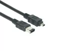 EXSYS FireWire 1394a laidas 6-pin į 4-pin, 1,5 m, juodas EX-K6810