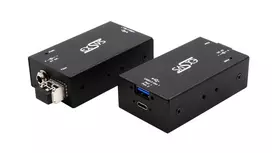 EXSYS EX-1448MM 2 portų USB 3.2 Gen1 prailgintuvas per daugiamodį optinį kabelį iki 300 m