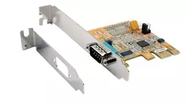 EXSYS EX-44081 PCIe 1 prievado RS-232 nuosekliosios sąsajos plokštė, ASIX AX99100, žemo profilio