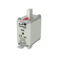 Eaton 63NHG00B NH saugiklis 63 A 500 V AC gG 00 dydis su mechaniniu indikatoriumi (3 vnt. pakuotė)