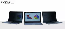 KAPSOLO 2 krypčių nuimamas privatumo filtras, skirtas DELL XPS 13 (9310) 2-in-1, 13,4 colio, 16:10, anti-glare, suderinamas su jutikliniais ekranais KAP12716