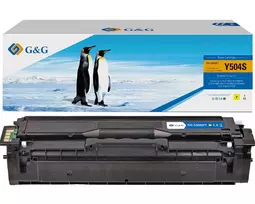 G&G suderinama tonerio kasetė Samsung CLT-Y504S / HP SU502A - geltona, 1 800 puslapių (14458)