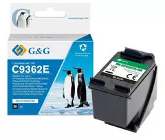 G&G suderinama HP 336 XL juoda rašalo kasetė (C9362EE) - 19908