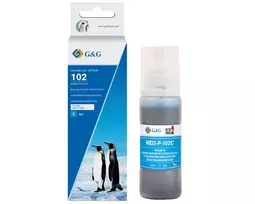 G&G suderinamas Epson 102/C13T03R240 žydros spalvos rašalo buteliukas (20694)