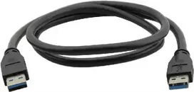 Kramer C-USB3/AA-3 USB 3.0 kabelis, Type-A Male į Type-A Male, 0,9 m, mėlynas 96-0230003