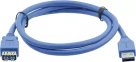 Kramer Electronics USB-A vyriškas į USB-A moteriškas 3.0 prailginimo kabelis 3m juodas (96-02310010)