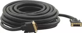 Kramer C-DM/DM/XL serijos DVI-D Single Link kabelis, 4,6 m, juodas 94-0111015