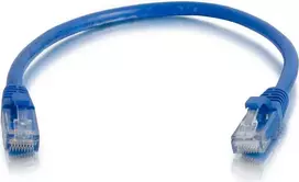 C2G 1m mėlynas Cat6 Snagless UTP PVC Ethernet komutacinis kabelis 83386
