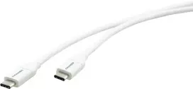Kramer C-USB/CB-10 USB 2.0 kabelis, USB-C (vyriškas) į USB-B (vyriškas), 3 m, baltas 96-02357110