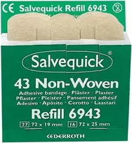 SÖHNGEN Salvequick neaustinės medžiagos pleistrai, 43 vnt., odos spalvos, hipoalerginiai, be latekso 1009943
