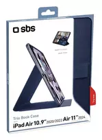 SBS Book Pro Folio dėklas iPad Air 11 inch 2024 / 10.9 inch 2022 & 2020 - Mėlynas TABKPROIPAIR10924B