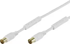 Vivanco SAT antenos jungties kabelis 10 m baltas (VVAN100FEDBGW)