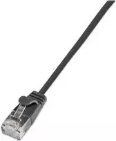 Wirewin Triotronik PKW-LIGHT-STP-K6 0.25 SW Cat6 Ethernet tinklo kabelis, RJ-45 male to male, ekranuotas, juodas, 0,25 m