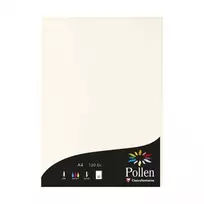Clairefontaine Pollen A4 natūraliai baltas 120gsm popierius – 25 lapai 56000C