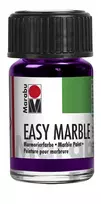 Marabu Easy Marble marmuravimo dažai, 15 ml, ametistas 081, greitai džiūstantys, skirti panardinimo marmuravimui 13050039081