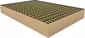 VARTA Industrial 9V šarminė mangano baterija, 6LR61, 272 vienetų didmeninė pakuotė 04022211501