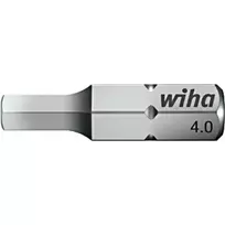 Wiha 7013Z šešiakampis antgalis 8,0 mm x 25 mm, 1/4 colio lizdas, chromo-vanadžio plienas 7013Z/SW8.0-25