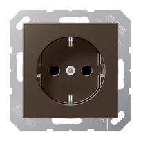 JUNG A 1520 KI MO rudos spalvos Schuko kištukinis lizdas CEE 7/3 16A 250V
