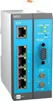 INSYS MoRoS icom MRO-L210 Industrial LTE maršrutizatorius, Ethernet WAN, 2x 10/100 Ethernet, mėlynas/pilkas/baltas 10019403