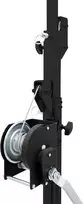 Eurolite STT-400/85 šviesos stovas su rankiniu keltuvu, plieninis, 85 kg apkrova 59007041