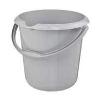 keeeper mika eco apvalus valymo kibiras, 10 litrų, akmens pilkos spalvos, 100% perdirbtas plastikas, ergonomiška rankena 1171015000000