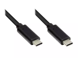 EXSYS EX-K1585-2.0 USB-C į USB-C kabelis 2m USB 3.2 Gen 1 5Gbps 100W PD juodas