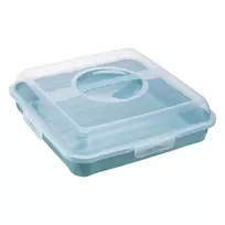 keeeper enrico torto nešimo dėžė ir vakarėlių pagalbininkas, Nordic Blue, nuimama torto lėkštė, ergonomiška rankena 1066468000000