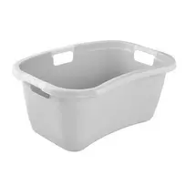 keeeper Janne skalbinių kubilas, Nordic-Grey, 38 L, inkstų formos, soft-touch rankenos 1078313000000