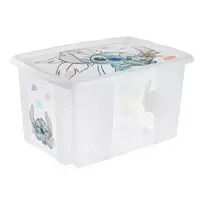 keeeper karolina Stitch 45 litrų dėžė su dangteliu, permatoma PP, 1 vnt.