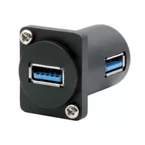 EXSYS EX-49154 D-Type adapteris USB-A female to female 90°, USB 3.2 Gen 1