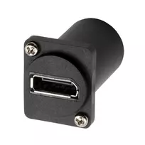 EXSYS EX-49170 DisplayPort į Mini DisplayPort moteriškas adapteris, skirtas montuoti skydelyje, 4K UHD