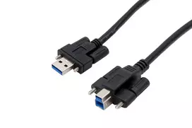 EXSYS EX-K1572V USB 3.0 kabelis, 2m, Type A Male to Type B Male, juodas