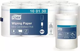 Tork Advanced M1 centrinio išvyniojimo valymo ritinys, 1 sluoksnio, baltas, 275 m, 11 ritinių