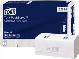 TORK PeakServe® Continuous™ H5 popieriniai rankšluosčiai, 1 sluoksnio, balti, 4920 vnt. (100585)