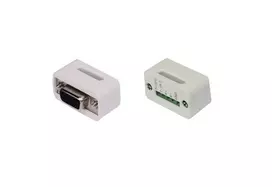 EXSYS EX-47995 9 kontaktų D-SUB į 5 kontaktų gnybtų bloko serijinis adapteris, baltas