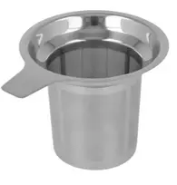 Metaltex didelis arbatos sietelis, nerūdijančio plieno, lazeriu pjaustytas mikroperforuotas filtras, tinka puodeliams ir puodeliams 253835010