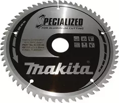 Makita B-33548 SPECIALIZED diskinis pjūklas 210 x 30 mm, 60 dantų, TCT, ATB, medienai ir laminatui