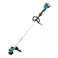 Makita DUR368LZX3 36V (2x18V) bešepetėlis žoliapjovė, 350 mm pjovimo plotis, dviračio tipo rankena, skaidomas kotas, tik įrankis