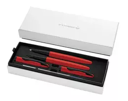 Pelikan Jazz Noble Elegance Red rašymo rinkinys - plunksnakotis ir tušinukas 400197481