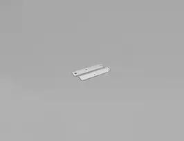 Synergy 21 LED U profilio galinis dangtelis ALU1580TR, juodas S21-LED-PR2500189