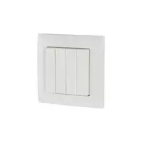 Eaton xComfort RF belaidis 4 mygtukų sieninis jungiklis, maitinamas baterija, Pure White (173413)