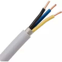 Heinrich Kopp NYM-J 3G2.5 mm² pilkos spalvos kabelis su apvalkalu 25 m 153125003
