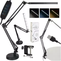 RoGer USB reguliuojama stalinė LED lempa, 12 W, 3 šviesos režimai, reguliuojamas ryškumas