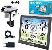 Oro stotis „Meteo“ Oro stotis „POGODY“ Belaidė „METEO“ Higrometras Barometras „WIFI“ SP601