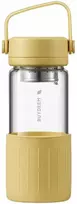 Mellow Yellow Mellow Geltona BUYDEEM Stiklinė gertuvė su arbatinuku 300ml, modelis DG42, spalva