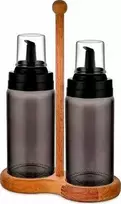 Katex Rinkinys. aliejaus ir acto indelių 2x 245 ml. Exclusive Juodas Pearl (045361)
