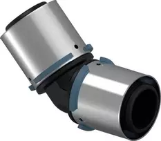 Uponor Uponor presuojama alkūnė 45° PPSU 40mm - PPSU
