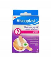 Viscoplast Pleistrai nuo nuospaudų VISCOPLAST su salicilo rūgštimi 70x12,5mm dėžutė 6 vnt.